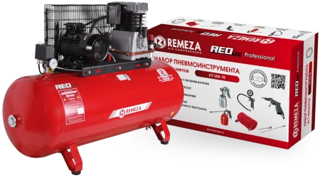 Компрессор поршневой СБ4/Ф-270.AB790 с набором пневмоинструмента KIT UNI-7B