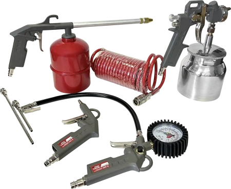 Компрессор поршневой СБ4/С-50.AB365A с набором пневмоинструмента KIT UNI-7B
